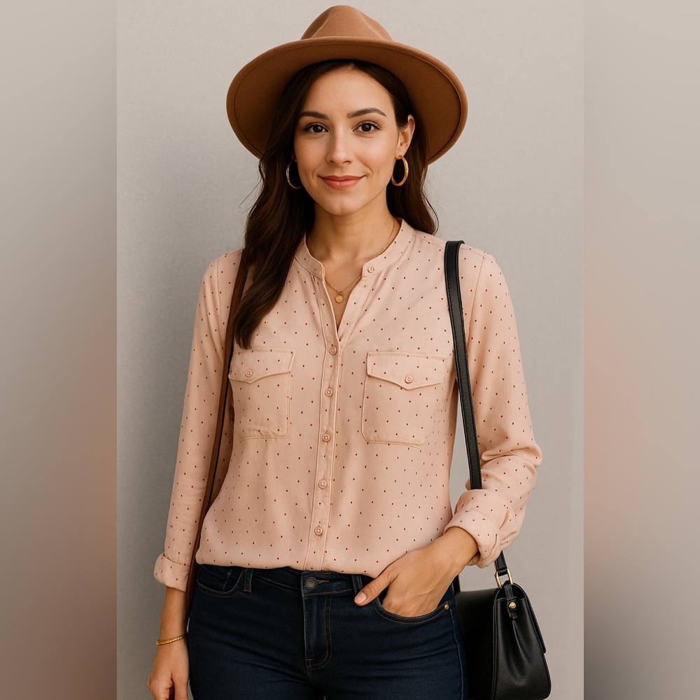 Equipment Femme Women's Essential Longsleeve Silk Blouse